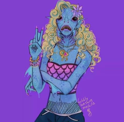 Lagoona Blue Fanart, Arte Monster High, Clawdeen Wolf, Moster High, Real Monsters, Lagoona Blue, Horror Monsters, Scary Monsters, Monster High Art