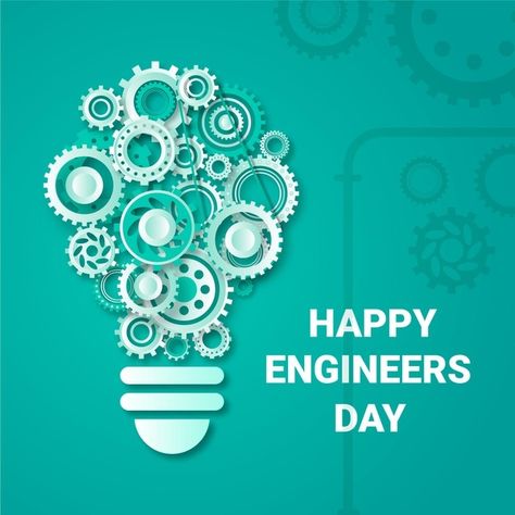 Happy engineers day with gear wheels | Free Vector #Freepik #freevector #technology #celebration #happy #holiday Happy Engineer's Day Wishes, Happy Engineer's Day, Engineers Day, Jeans Design, White Apple, Raw Jeans, Gadgets Technology Awesome, Message Quotes, Creative Posters