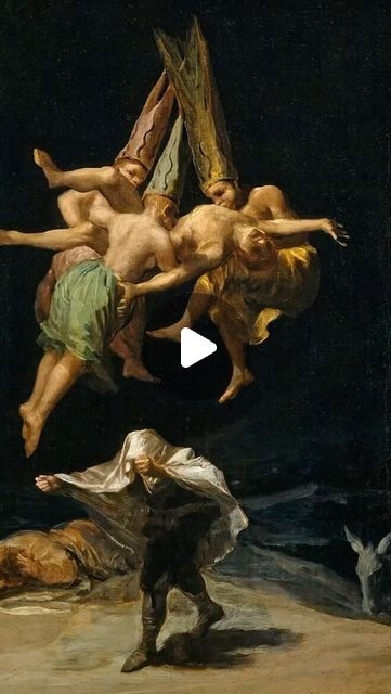 dkn on Instagram: "Reference Artwork: Francisco Goya - Witches’ Flight 1797–98 (Public Domain {PD-US-expired})

Collection: @museoprado 

Video: Me and AI" Goya Art, Francisco Goya, Flying Witch, Fitness Quotes, Art History, Art Sketches, Posters Art Prints, Supernatural, Fine Art Paper