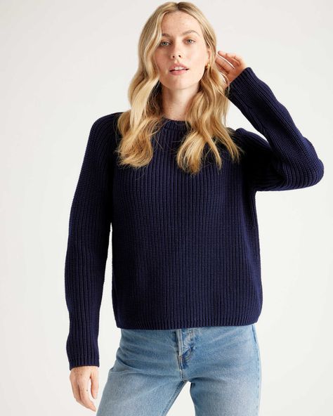 What Clothing Brand Has Great Essentials? We Found the Answer | Cup of Jo Normal Poses, Fisherman Knit Sweater, Silky Skirt, Growing Trees, Polished Casual, Blue Jumper, Cashmere Wrap, Fisherman Sweater, Level 4