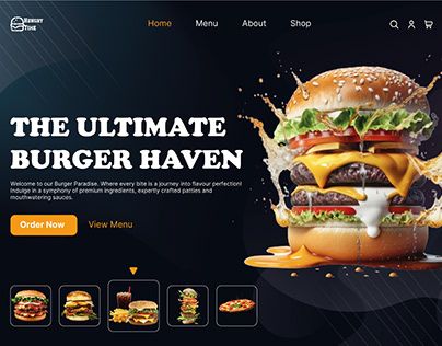 Check out new work on my @Behance profile: "Landing page template for Burger" http://be.net/gallery/186571429/Landing-page-template-for-Burger Burger Website Design, Mc Flurry, Craft Burger, Ultimate Burger, Food Web Design, Burger Places, Food Web, Landing Page Template, Time To Eat