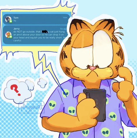 Garfield Pictures, Garfield Images, Garfield Cat, Born To Be Wild, Dessin Adorable, Orange Cat, Funky Art, Cartoon Cat, Cartoon Art Styles