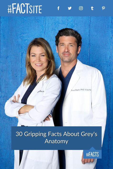 Did you know Grey's Anatomy is filled with real-life medical cases? Or that the show almost had a different title? Explore the fascinating world of medicine and drama with these gripping facts about the show. Discover how Grey's Anatomy incorporates authentic surgeries and medical conditions into its storylines and how they blend reality with drama, from using real animal organs in surgery scenes to basing cases on actual medical phenomena. #TheFactSite #Facts #GreysAnatomy #ABC #MeredithGrey Film Facts, Miranda Bailey, Greys Anatomy Facts, Movie Plot, Cristina Yang, Pilot Episode, Medical Drama, Today In History, Movie Facts