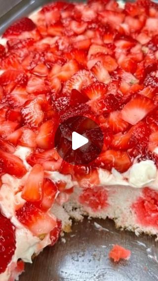 Melissa Kauper on Instagram: "Comment “link” for my EASY DELICIOUS strawberry cheesecake that my kids made for Mother’s Day BUT it’s the PERFECT 4th of July Cake! OMG! It’s so delicious and easy!! A little slice of strawberry Cheesecake heaven 🇺🇸❤️🍓💙 😋 make it for the 4th of July my friends! LOVE You!!! 🥰 MAKE IT! @kraft_brand @phillycreamchs @jello @walmart @bettycrocker #strawberrycake #cheesecake #4thofjuly" Strawberry Cheesecake Poke Cake Recipe, Strawberry Cheesecake Cake, Special Deserts, No Bake Strawberry Cheesecake, Cheesecake Strawberry, Easy Strawberry Desserts, Easy Strawberry Cheesecake, Pink Cakes, Jello Cake