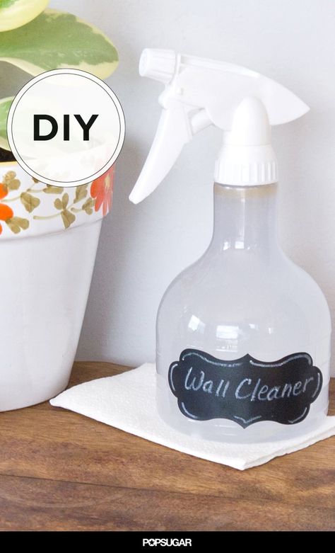 Get Rid of Marks With DIY Wall Cleaner Diy Wall Cleaner, Countertops Laminate, Wall Cleaner, All Natural Cleaners, Cleaning Stuff, Laminate Floors, Homemade Cleaning, Start Cleaning, Liquid Dish Soap