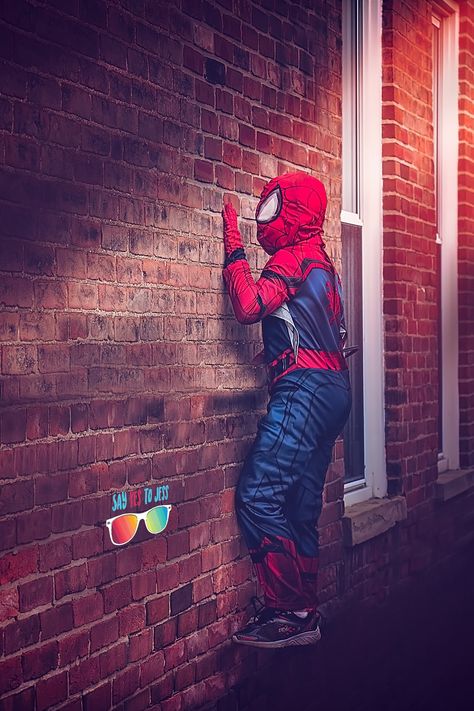 Spider Man Photo Shoot, Spiderman Photoshoot, Spider Man Photo, Spiderman Photo, What Is A Dream, Funny Family Christmas Photos, Superhero Photoshoot, Hunter Spider, Man Pic