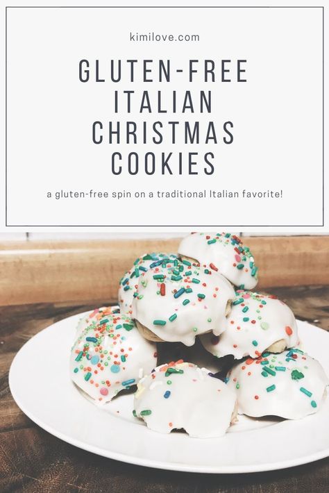 Gluten Free Italian Christmas Cookies, Gluten Free Italian Cookies, Gluten Free Almond Cookies, Italian Christmas Cookie Recipes, Almond Flour Recipes Cookies, Christmas Cookies Recipe, Gluten Free Christmas Cookies, Gluten Free Italian, Almond Meal Cookies