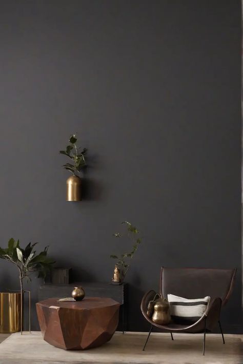 Living room paint, Sherwin Williams Iron Ore, 2024 Top Picks, Wall color suggestion. Iron Ore Room, Iron Ore Living Room, Man Cave Paint Colors, Iron Ore Accent Wall, Grey Accent Wall Living Room, Iron Ore Paint, Iron Ore Sherwin Williams, Accent Wall Paint Colors, Best Wall Paint