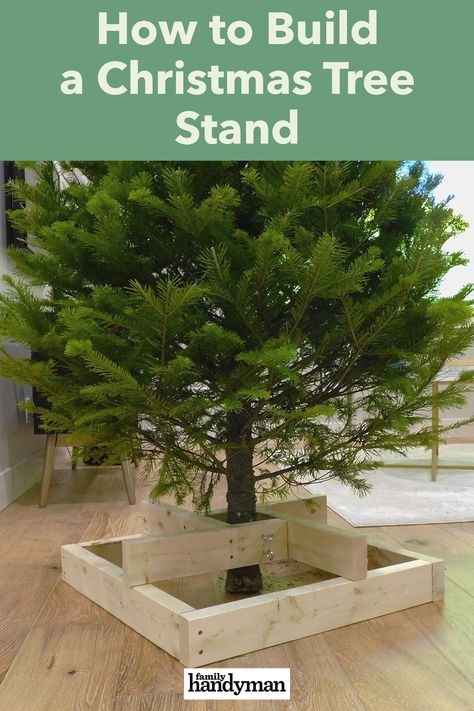 Diy Christmas Tree Stand For Real Tree, Wood Christmas Tree Stand, Diy Xmas Tree Stand, Diy Artificial Tree Stand, Diy Tree Stand Christmas, Diy Christmas Tree Stand For Fake Tree, Artificial Christmas Tree Stand Diy, Diy Tree Stand, Homemade Tree Stand