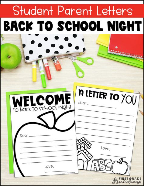 Parent Back To School Night, Meet The Teacher Night Gifts For Parents, Back To School Night Craft For Parents, Back To School Night Letter From Parents, Back To School Night Forms Free, Parent Information Night Ideas, Back To School Night Parent Gifts, Title 1 Parent Night Ideas, Back To School Night Ideas For Parents