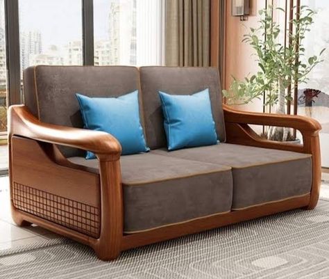 Teak Sofa Set, Kerala Sofa Designs, Furniture Design Wooden Sofa, Modern Wooden Sofa Set Designs Woods, Wooden Sofa Designs Woods, Modern Wood Sofa Living Room, Living Room Sofa Design Wood, Teakwood Sofa Set, Sofa Wood Design