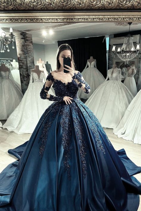 Dark Blue Wedding Dresses, Dark Blue And Black Quinceanera Dresses, Navy Blue Quinceanera Dresses Long Sleeve, Black And Blue Quinceanera Dresses, Midnight Blue Quinceanera Dresses, Midnight Blue And Silver Quice Dress, Navy Blue Debut Gown, Midnight Bluequinceanera Dress, Navy Blue Quinceanera Dresses