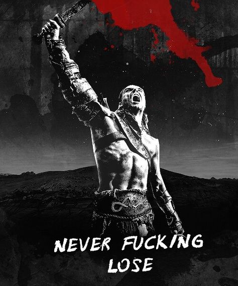 "There is only one way to become champion..." Spartacus Quotes, Gannicus Spartacus, Spartacus Tv Series, Dustin Clare, Spartacus Series, Gods Of The Arena, Roman Gladiators, Benfica Wallpaper, Warrior Quotes