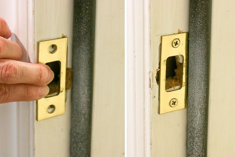 Sagging Door, Door Hinge Repair, Door Jam, Carpentry Diy, Home Fix, Door Repair, Everyday Hacks, Diy Home Repair, Door Makeover