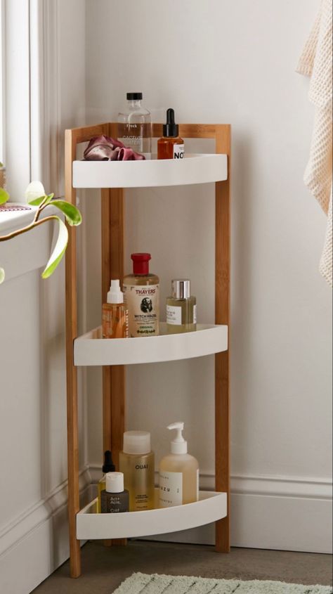 Corner Storage Shelves, Shower Storage, Storage Caddy, Wood Rack, Corner Storage, Rolling Storage, Storage Stand, Estantes Flotantes, Corner Shelf