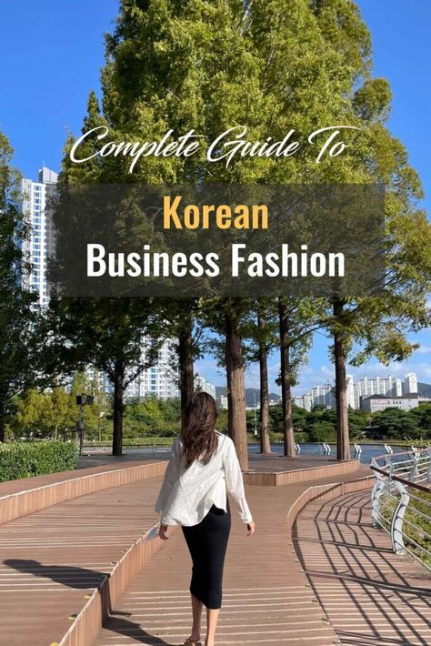 Korean Business Fashion Korean Outfits Summer, Korean Business Fashion, Korean Outfits Winter, Korean Office Fashion, Korean Outfits Casual, Stylish Office Outfits, Korean Outfits Ideas, Korean Outfit Ideas, Korean Office