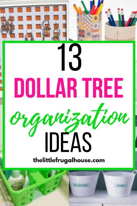 Organization Dollar Tree, Dollar Tree Organization Ideas, Diy Storage Containers, Dollar Tree Storage, Dollar Tree Diy Organization, Diy Pencil Holder, Ocd Organization, Dollar Tree Organization, Diy Pencil Case