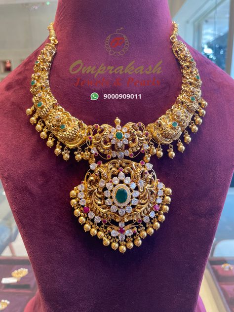 Antique Kante Gold Necklaces, Kante With Earrings, Gold Kante Necklace, Pachi Necklace Gold, Kante Model Necklace, Kante Indian Jewellery, Nakshi Choker Designs, Gold Kante Designs, Kante Necklace Designs