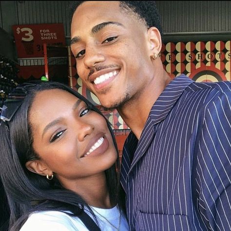 Ryan Destiny And Keith Powers, Ryan And Keith, Couple Tumblr, Keith Powers, Ryan Destiny, Black Relationship Goals, Bae Goals, Black Couple, Black Love Couples