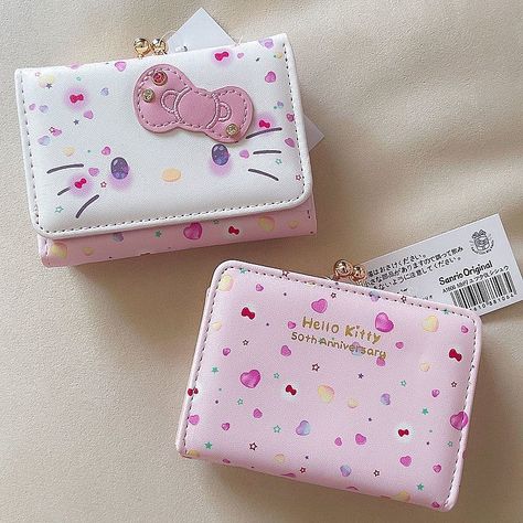 Hello Kitty 50th Anniversary Wallet 🎀 Shop now at GoodChoyice.com or click LINK IN BIO 🛍️ We ship worldwide.🙌 Follow @goodchoyiceoffcial for more kawaii lifestyle posts and order packaging content. ♡ ♡ ♡ ♡ ♡ #sanrio#kuromi#pochacco#cinnamoroll#mymelody#hellokitty#kawaii#hellokittycore#pompompurin#asmr#satisfying#gift#kuromicore#sanriogirl#hellokittyaddict#kuromiandmymelody#usa#phonecase Kuromi Wallet, Sanrio Wallet, Kawaii Wallet, Pochacco Cinnamoroll, Hello Kitty Wallet, Kawaii Lifestyle, Order Packaging, Kawaii Bag, Wallet Cute