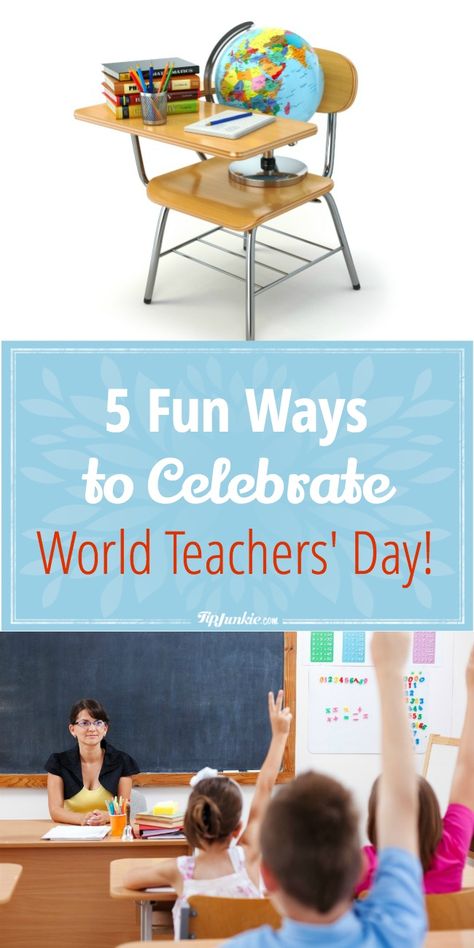 5 Fun Ways to Celebrate World Teachers' Day! Teachers Day Event Ideas, Teachers Day Celebration Ideas In School, Teachers Day Ideas Activities, World Teacher Day Ideas, Worlds Teacher Day, Teachers Day Celebration Ideas, Teachers Day Activities For Kids, International Teachers Day, World Teachers Day