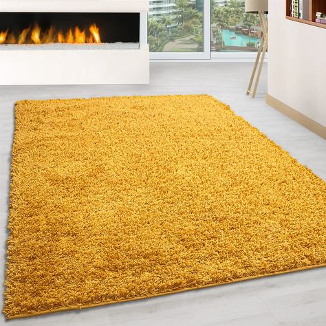 17 Stories Adaurd Shaggy Mustard Rug & Reviews | Wayfair.co.uk Extra Large Area Rugs, Mustard Rug, Tile Floors, Yellow Area Rugs, Carpet Mat, Living Room Area Rugs, Shaggy Rug, Yellow Rug, Large Area Rugs