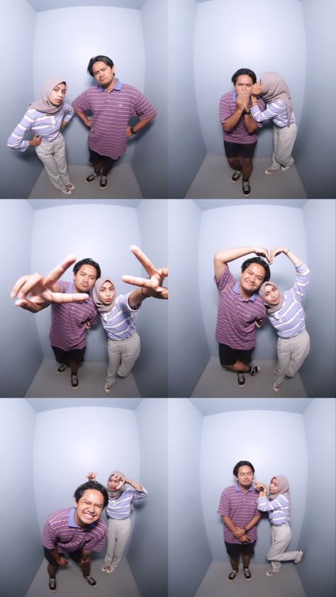 #selfphoto#ideapose#boyfriend Couple Self Photo Studio, Photo Box Couple, Photo Box Couple Pose, Photobox Couple, Photo Booth Poses Couple, Photobox Ideas Pose Couple, Photobox Ideas, Poto Studio, Photobox Pose