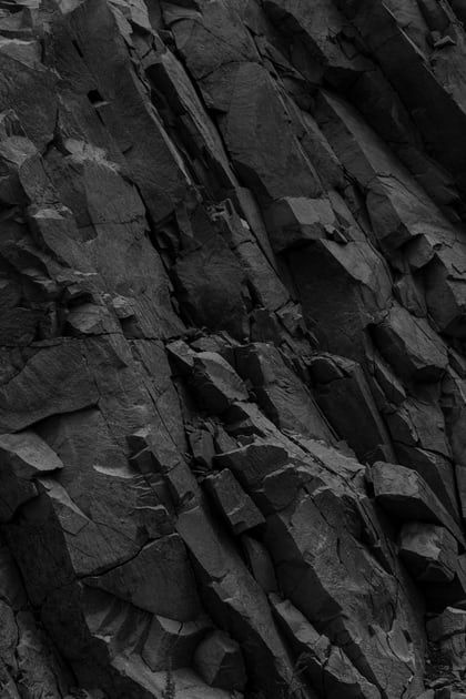 Mountain Close Up, Volcanic Rock Texture, Black Rock Texture, Slate Aesthetic, Grey Stone Texture, Black Stone Texture, Stone Aesthetic, Sharp Rocks, Mountain Texture