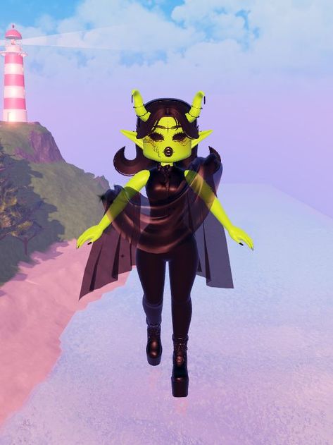 Alien Royale High, Roblox Avatars Ideas, Alien Outfit, Roblox Avatar Ideas, Sunset Island, Alien Costume, Up Theme, Avatar Ideas, Royale High