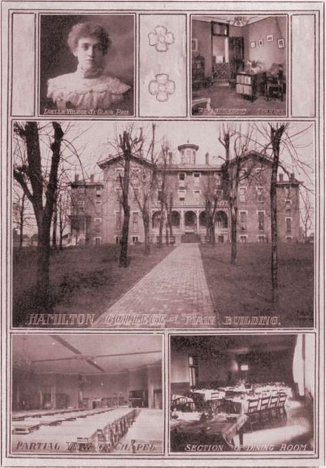 originally Hooker Female College and located on North Broadway in Lexington, KY; affiliated with Christian Church (Disciples of Christ); renamed Hamilton College in 1878; building used by Transylvania University until early 1960's Transylvania University, Hamilton College, City Office, My Old Kentucky Home, Lexington Kentucky, Art Deco Buildings, Ancient Buildings, Lexington Ky, Christian Church