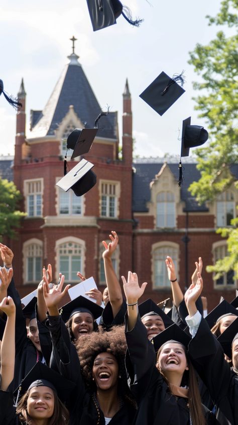 "Joyful Graduation Day: Exuberant graduates celebrating their success with a traditional #cap toss in front of an #academic building. #graduates #celebration #caps #joy #students #aiart #aiphoto #stockcake ⬇️ Download and 📝 Prompt 👉 https://stockcake.com/i/joyful-graduation-day_562447_852584" Water Sunset, Coffee Music, Academic Achievement, Friends Gathering, Cap And Gown, Graduation Celebration, Graduation Day, Hard Work And Dedication, Fun Events