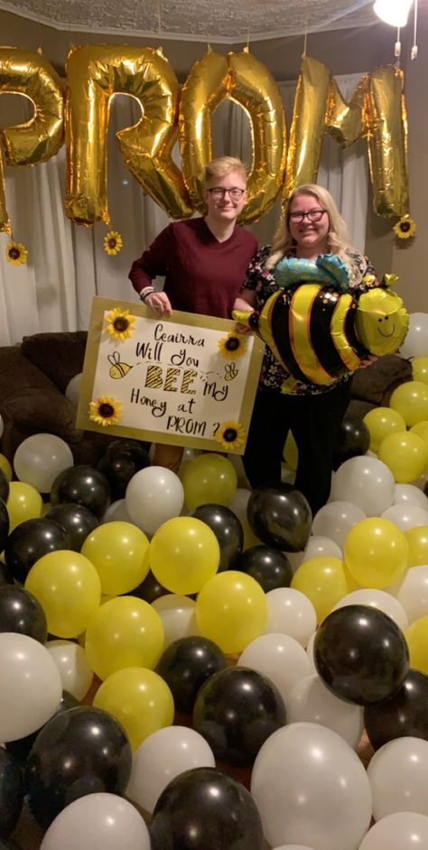 Sunflower Promposal, Bee Honey, Sunflower, Honey, Bee, Prom