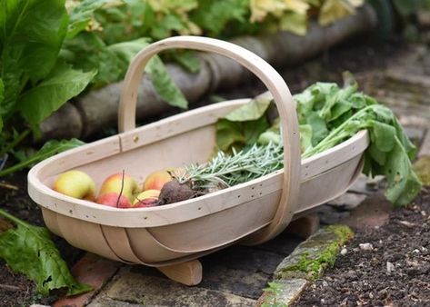 Garden Trug, Gardening Gift Baskets, Best Garden Tools, Long Stem Flowers, Herb Containers, Harvest Basket, Gardening Gear, Gardening Gifts, Garden Equipment