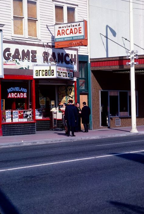 Granville Street, Arcade Room, Sign Board Design, Arcade Video Games, Video Game Rooms, Nyc Street, Retro Arcade, Arcade Machine, Shooting Games