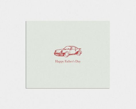 Say happy father’s day with vintage sports cars and martinis for dad 🏁 Cute fathers day card, stepdad card fathers day, adopted dad, happy fathers day simple, family cards, family-friendly greeting card, minimalist blue card, unique cards for dad, cards with envelopes, vintage stepdad cards, playful cards for dads, happy dads day, playful blue cards, cursive fathers day Card Fathers Day, Red Sports Car, Car Theme, Red Theme, Vintage Sports Cars, Fathers Day Card, Car Vintage, Family Cards, Vintage Porsche