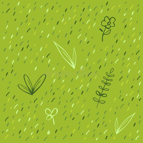 Grass Texture Illustration, Grass Field Illustration, Grass Illustration Pattern, Grass Graphic Design, Grass Texture Drawing, Grass Reference, Grass Graphic, Simple Poster Design, Summer Texture