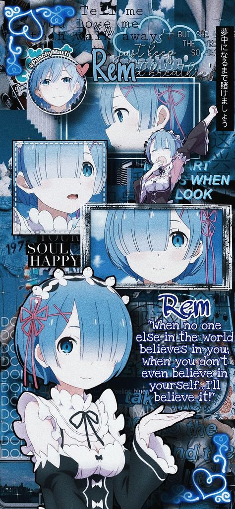 This is my 34th anime wallpaper. I hope you like it, and if so leave a comment and follow me!! 💖 Misunderstood Anime Characters, Re Zero Rem Wallpaper, Rem Wallpapers, Rem Wallpaper, Rem Rezero, Re Zero Wallpaper, Rem Re Zero, Ram And Rem, Re Zero Rem