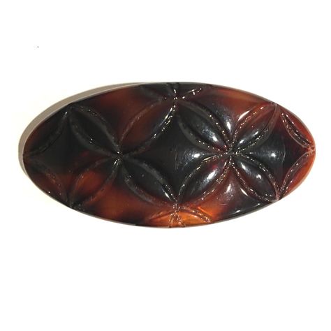 Vintage tortoise hair barrette clip made in France 4 3/8 x 1 7/8" (12 x 5.3 cm) celluloid new never used Stays really well in the hair Larger sized barrette Tortoise Hair Clip, Tortoise Shell Aesthetic, Oval Hair, Tortoise Hair, Brown Accessories, French Hair, Rose Gold Hair, French Barrette, Flower Hair Accessories