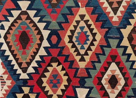 KURDISH HANDWOWEN NOMAD KILIM RUG Asian Textiles, Textile Museum, Asian Rugs, Kilim Pattern, Weaving Rug, Flat Woven Rug, Southeast Asian, Strong Colors, Mural Art