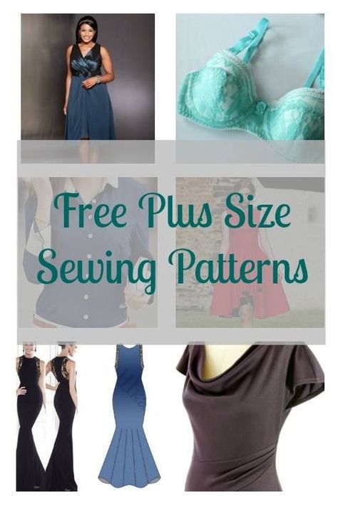 FREE sewing patterns available in plus sizes. Free Plus Size Sewing Patterns, Sewing Patterns For Women, Sewing Patterns Free Women, Diy Sy, Plus Size Sewing Patterns, Plus Size Patterns, Plus Size Sewing, Sewing 101, Trendy Sewing