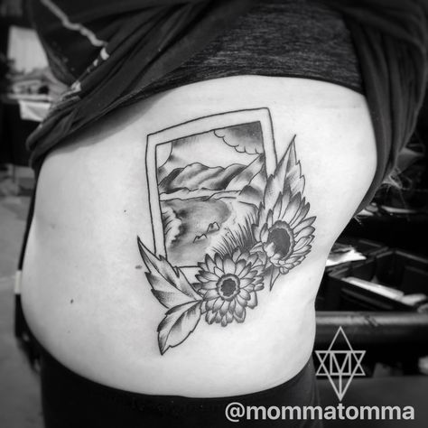 Polaroid beach tattoo by Momma Tomma Inked Magazine Tattoos, Square Tattoo, Robot Tattoo, Camera Tattoos, Geometric Sleeve Tattoo, Framed Tattoo, Triangle Tattoos, Beach Tattoo, Wild Tattoo