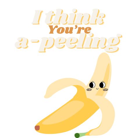 Flirty fruit, fruit quote, banana, fruit pick up line, rizz Flirty Sayings, Food Pick Up Lines, Banana Quotes, Fruit Quotes, Pick Up Line, Fruit Fruit, Food Picks, Pick Up Lines, Pick Up