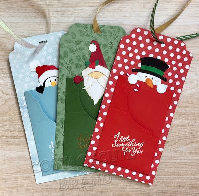 Christmas Tags Handmade, Gift Card Holder Diy, No Peeking, Christmas Gift Tags Diy, Christmas Gift Tags Handmade, Xmas Tags, Gift Cards Money, Christmas Gift Card Holders, Christmas Money Holder