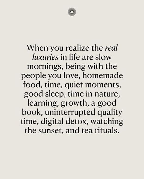 Intelligent Change on Instagram: "Take note of the *real* luxuries in life.  📝 @elite.mindsets  ——  therealluxuries, dailyluxuries, weeklyritual, mindfulthinking, selfreflection, reflection, mindfulness, empowerment, mindfulreflection, seasonalrefresh, intelligentchange, positivethinking, selfcare, selfawareness"