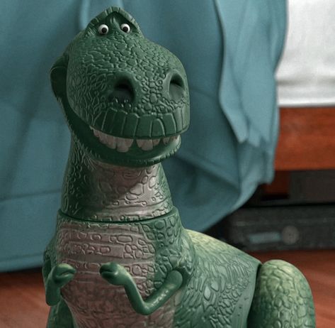 #disneyicons #disneypixar #icon #trex #rex #toystory #dinosaur #waltdisney Toy Story Dinosaur, Toy Story Toons, Andy Davis, Toy Story Character, T Rex Toys, Disney Icon, Disney+ Icon, Fresh Squeezed Lemonade, Toy Barn