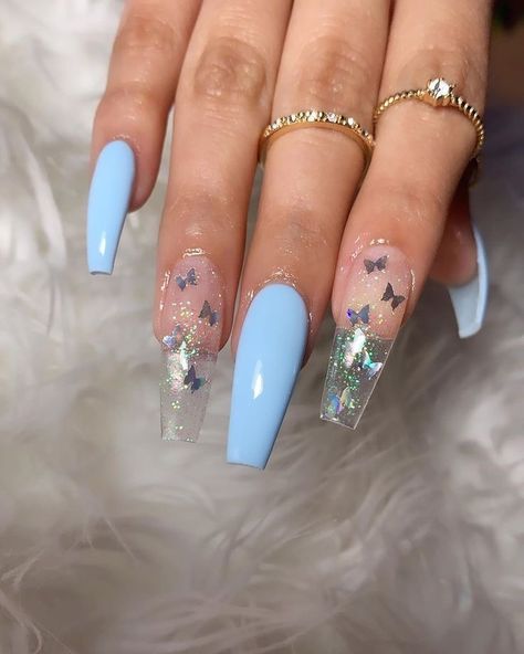 Ombre Nail Design, Pedicure Gel, French Pedicure, Poly Gel, Blue Acrylic Nails, Nagel Tips, Polygel Nails, Colorful Nails, Jelly Nails