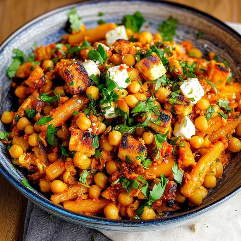 Harissa Carrots Crispy Chickpeas – Tofu Ricotta Vegan Recipe Chickpeas Tofu, Harissa Carrots, Ricotta Recipe, Tofu Ricotta, Ricotta Recipes, Crispy Chickpeas, Vegan Recipe, Chickpeas, Ricotta