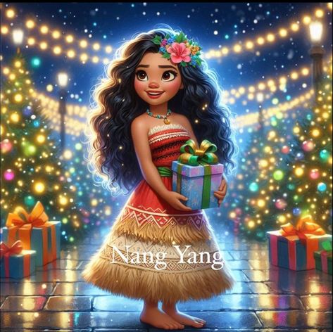 Moana Christmas, Disney Fashion, Disney Princesses, Disney Style, Moana, Disney Art, Fan Art, Disney Princess, Disney