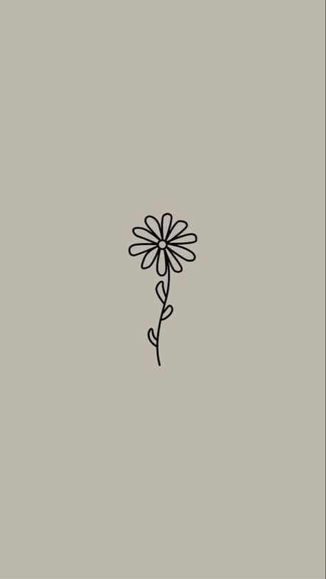 Sunflower Stick And Poke, Daisy Stick And Poke, Sunflower Tattoo Aesthetic, Single Line Daisy Tattoo, Two Daisy Tattoo, Mini Daisy Tattoo, Daisy Drawing Simple, Tiny Daisy Tattoo, Small Daisy Tattoo