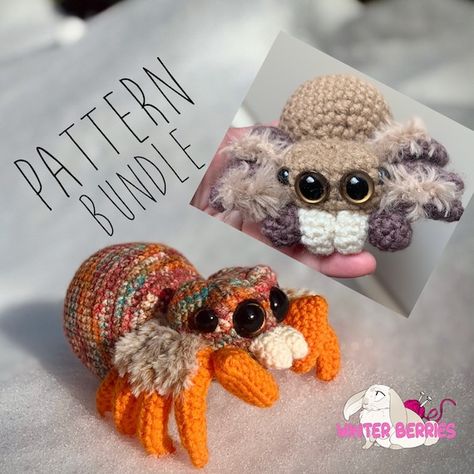 Spider Crochet Pattern, Spider Crochet, Crochet Pour Halloween, Spider Pattern, Crochet Unique, Confection Au Crochet, Eyelash Yarn, Crochet Simple, Fun Crochet Projects